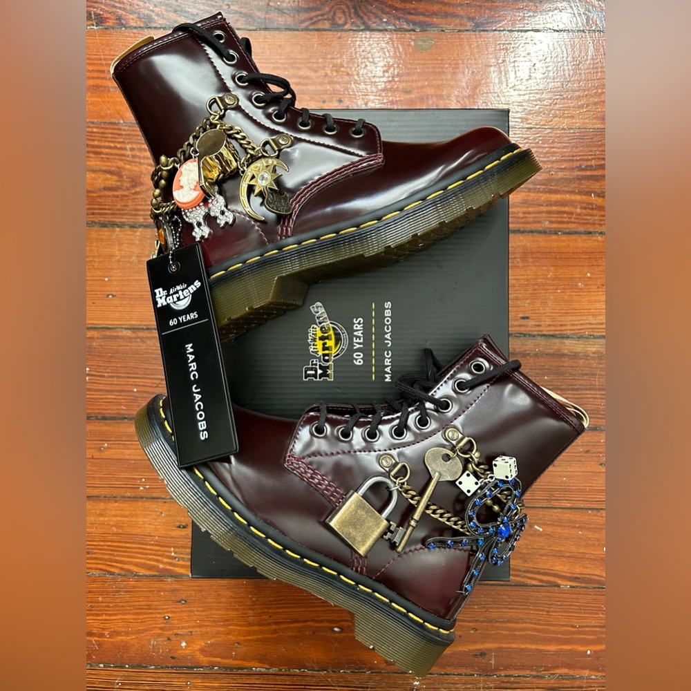 Marc Jacobs x Dr. Martens 60th anniversary boots, NWT, size EU 36